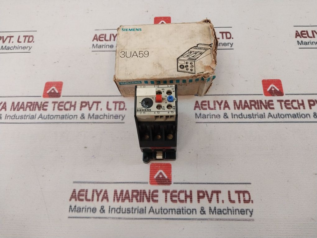 Siemens 3ua59 00-2p Overload Relay 600vac