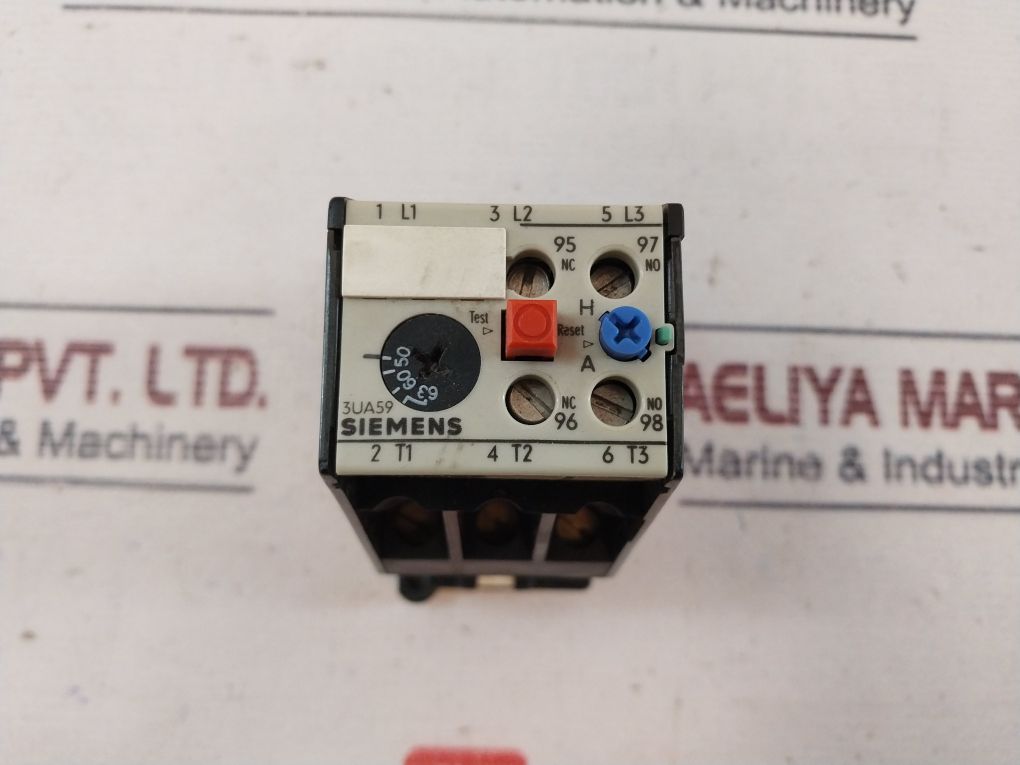 Siemens 3ua59 00-2p Overload Relay 600vac - Image 8