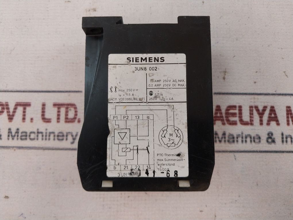 Siemens 3un8 002 Thermal Motor Protection Unit - Image 8