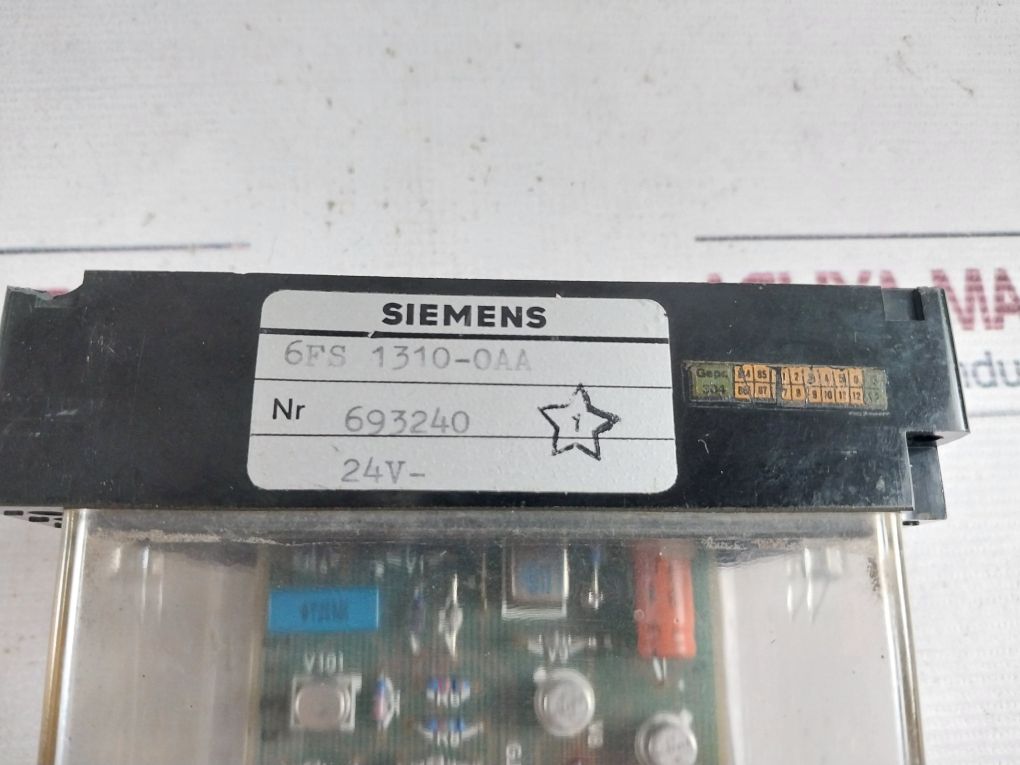 Siemens 6fs1310-0aa Time E 24v - Image 6