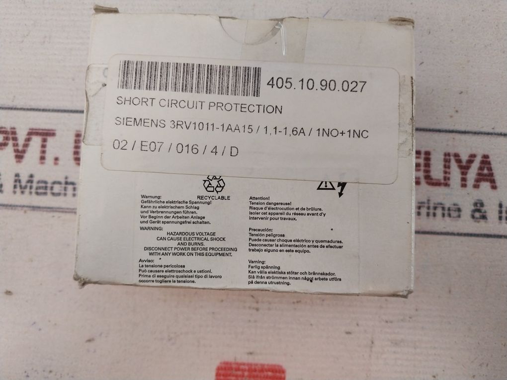 Siemens Sirius 3r 3rv1011-1aa15 Circuit Breaker - Image 12