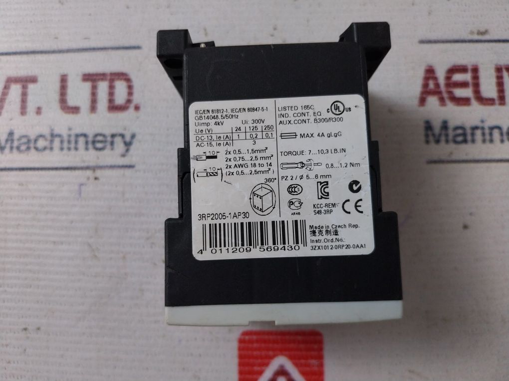 Siemens Sirius 3rp2005-1ap30 Timer Relay Ac/dc 24v - Image 7