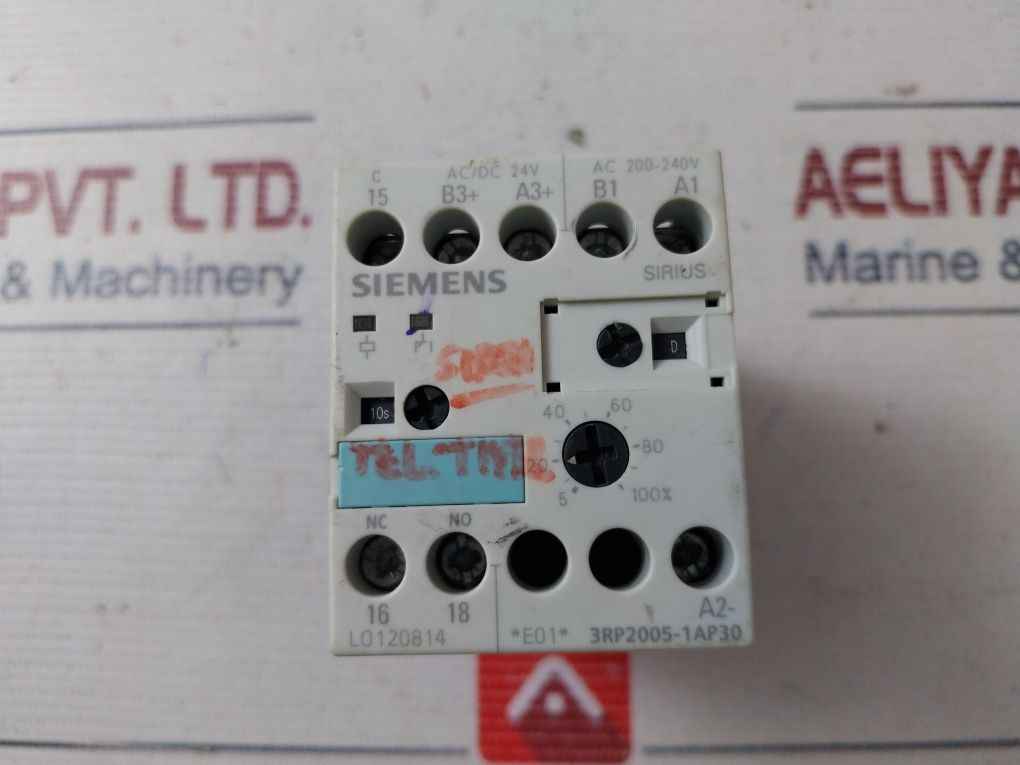 Siemens Sirius 3rp2005-1ap30 Timer Relay Ac/dc 24v - Image 6