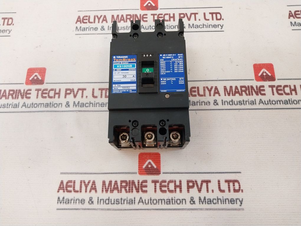 Terasaki Xs100nb 3 Pole Circuit Breaker 30a