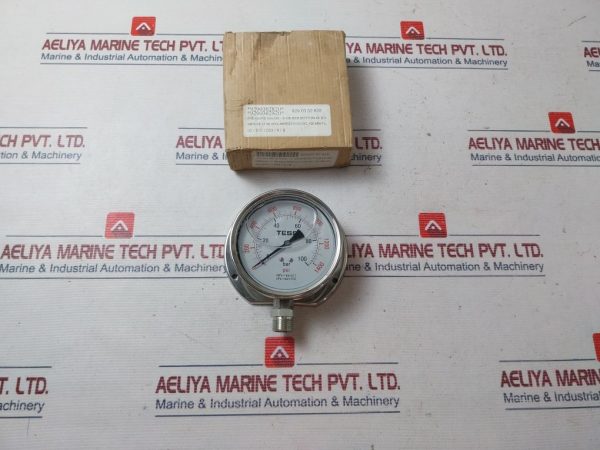 Tess 0-100 Bar Pressure Gauge 0-1400 Psi