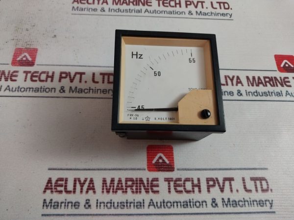 Toyo Keiki Frk-96 Frequency Meter 45-55 Hz