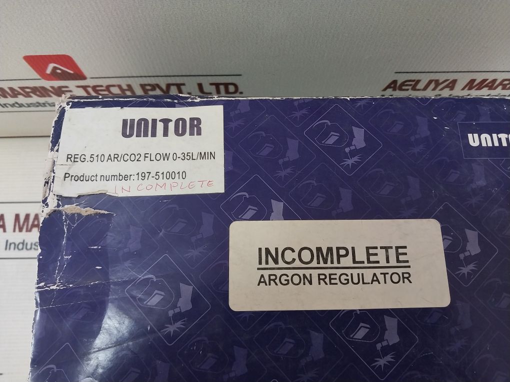 Unitor Reg.510 Ar/Co2 Argon Regulator Flow 0-35l/Min (Incomplete Product) - Image 11