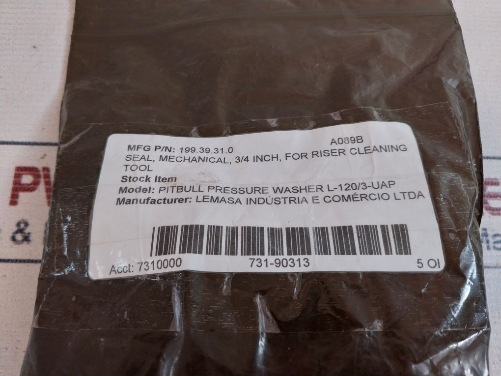 Vantech Lemasa IndúStria Le-90-3/4-Gc-N Mechanical Seal 3/4 Inch For Riser Cleaning Tool Set - Image 10