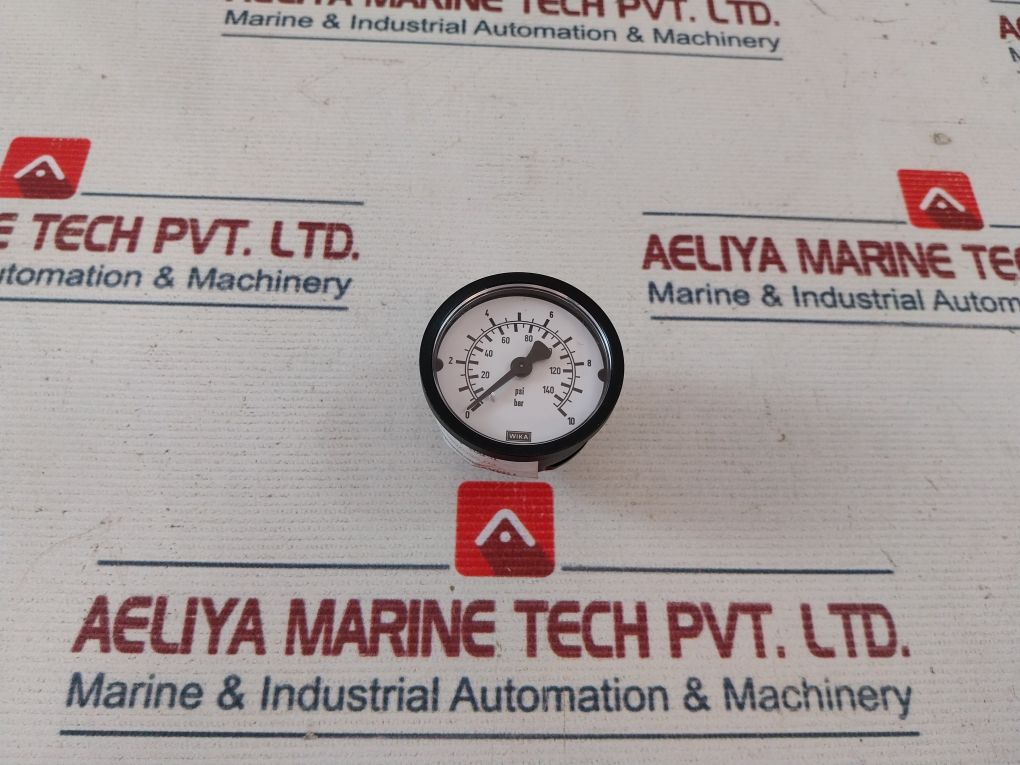 Wika 0-10 Bar Pressure Gauge - Aeliya Marine