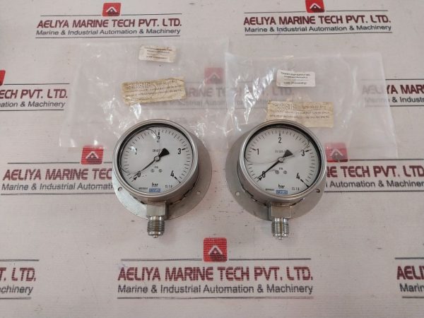 Wika 0-4 Bar Pressure Gauge