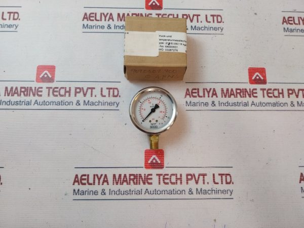 Wika 213.53.063 Pressure Gauge 0-230 Psi