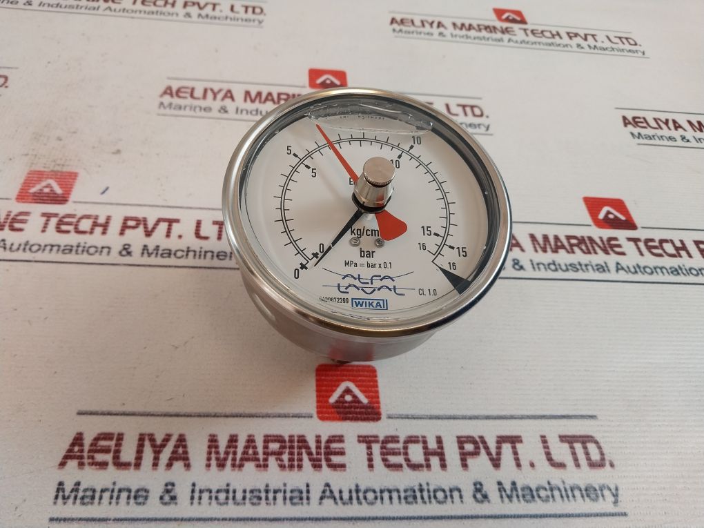 Wika Alfa Laval En 837-1 Pressure Gauge 0-16 Bar