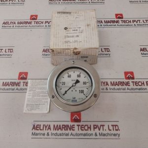 Wika En 837-1 Pressure Gauge 0-100 Bar