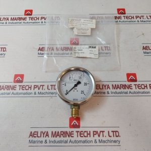 Wika En 837-1 Pressure Gauge 0-25 Bar