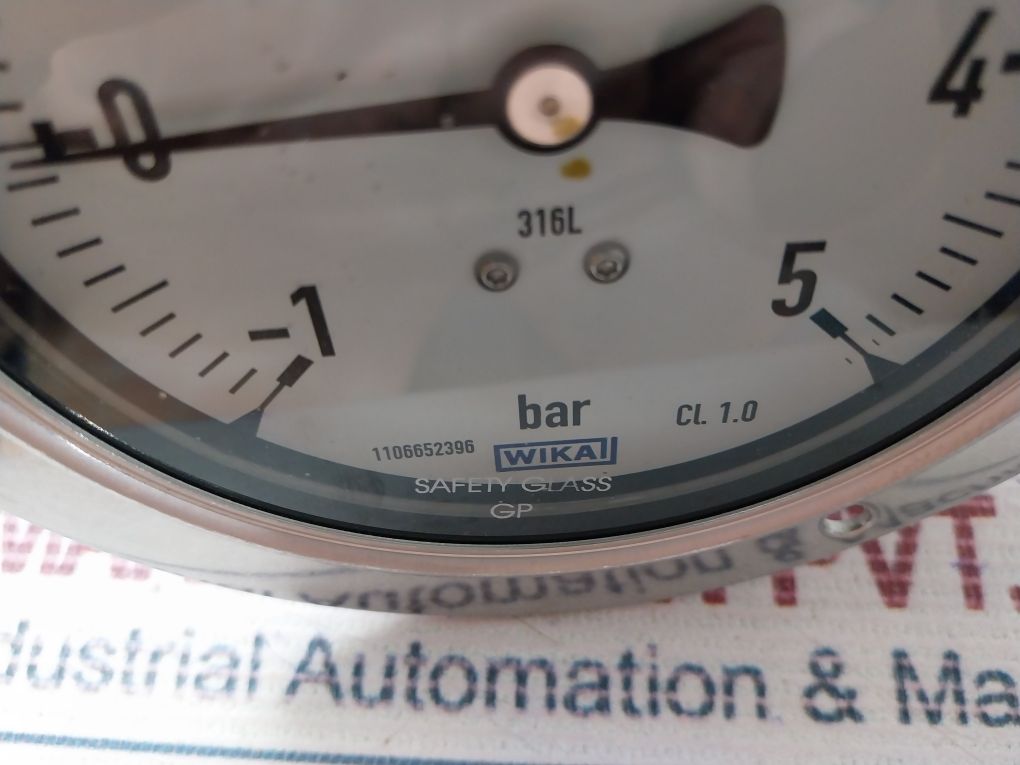 Wika En 837-1 Pressure Gauge -1 To 5 Bar - Image 10