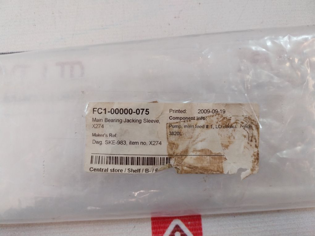 X274 Main Bearing Jacking Sleeve - Image 9