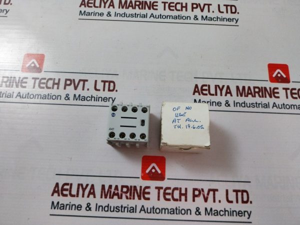 Allen-bradley 100-f Auxiliary Contact Block