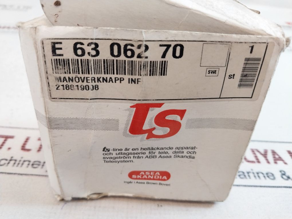 Asea Skandia E 63 062 70 Door Release Pushbutton W/text - Image 9