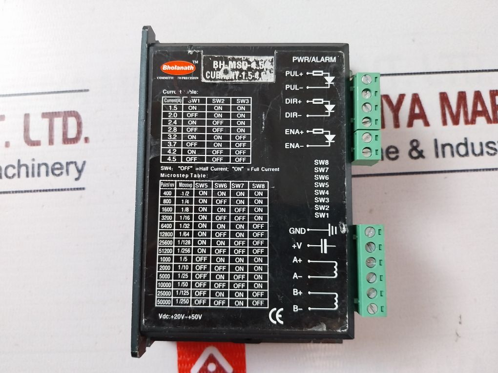 Bholanath Bh-msd-4.5a Bipolar Microstepping Drive - Image 9