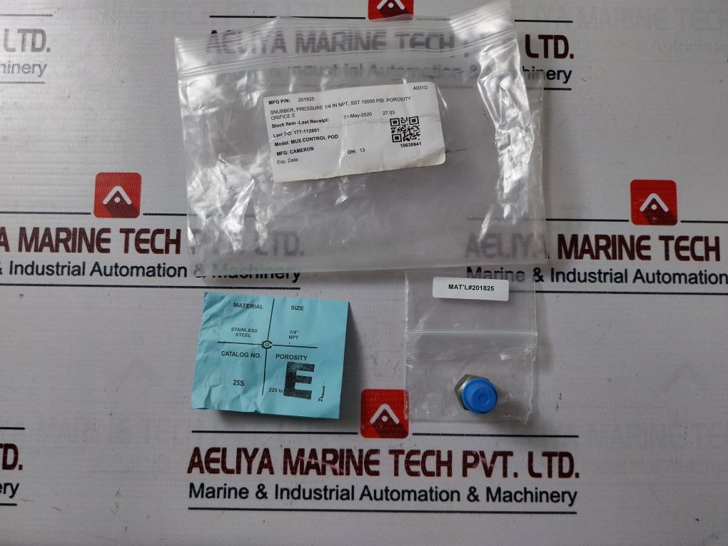 Chemiquip 25s-e Porous Element Pressure Snubber - Image 14