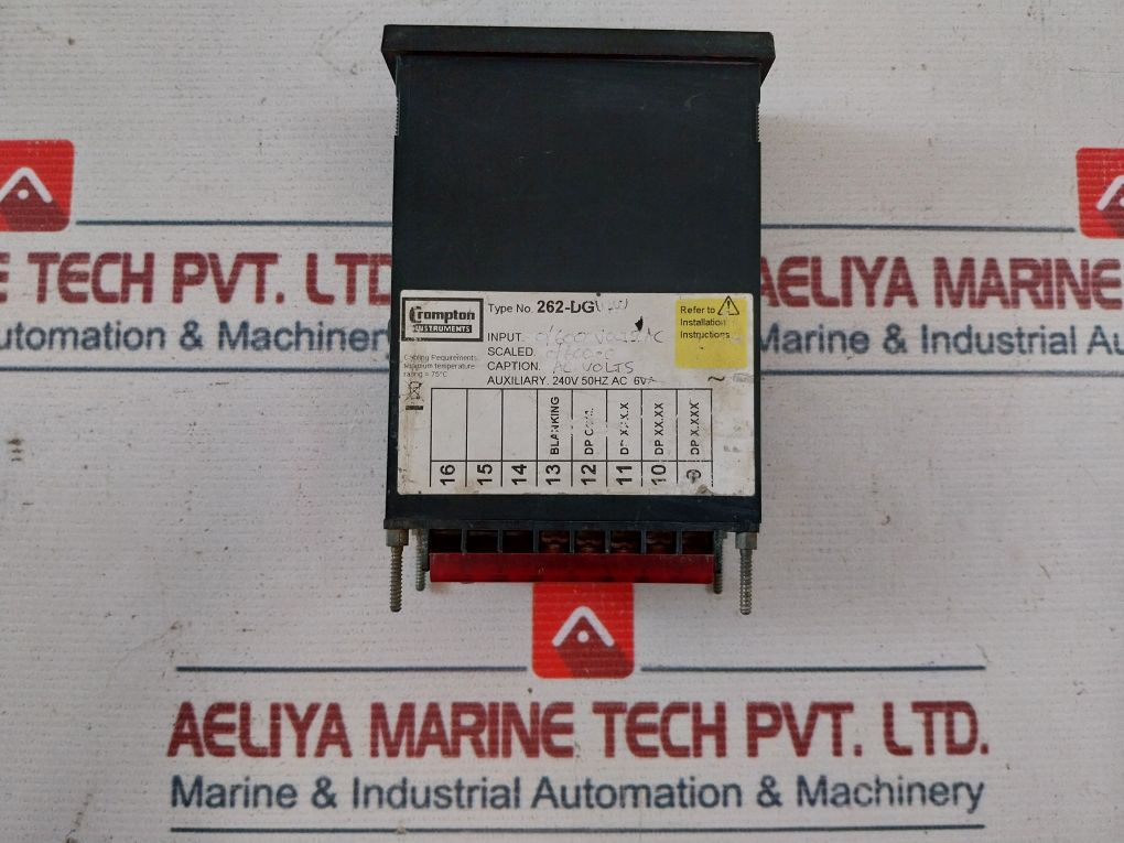 Crompton 262-dgww Voltmeter 0/600°c - Image 8