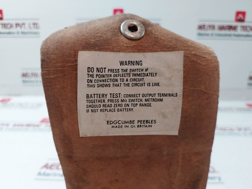 Edgcumbe Peebles Metrohm 500v Ohmmeter Tester - Image 11