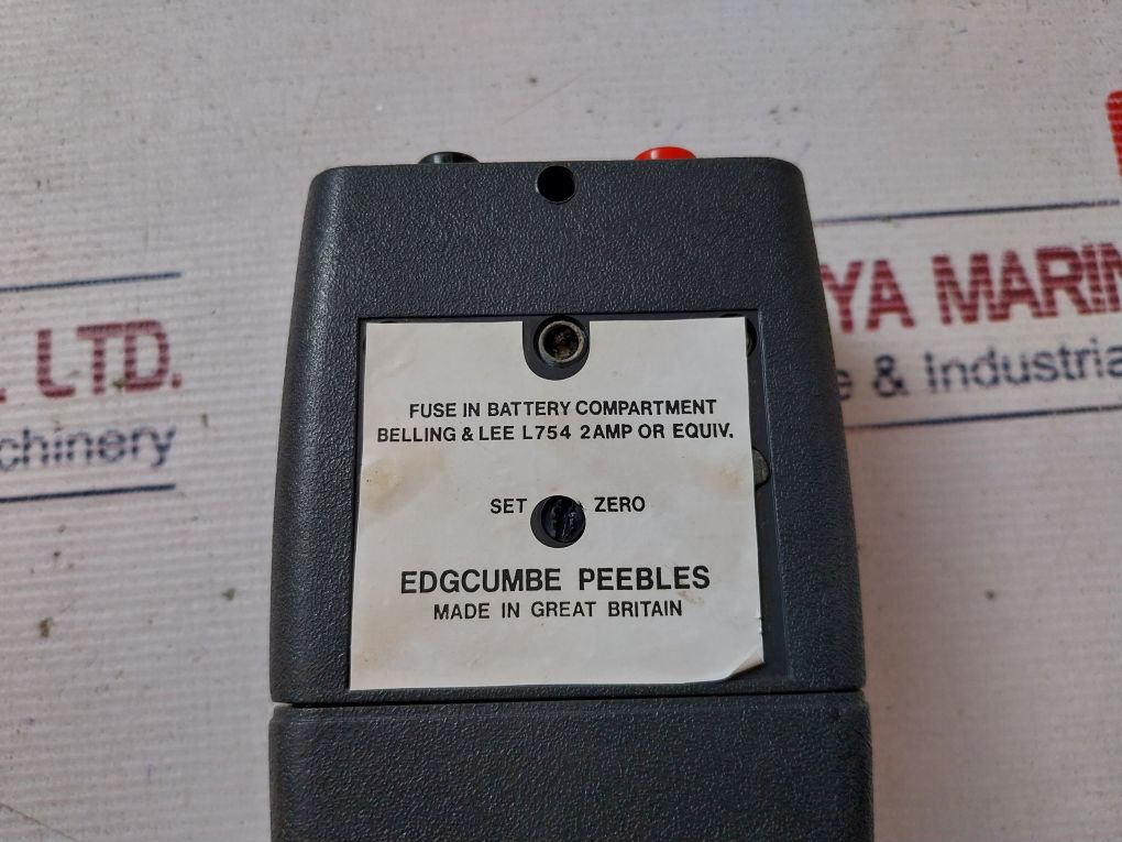 Edgcumbe Peebles Metrohm 500v Ohmmeter Tester - Image 9