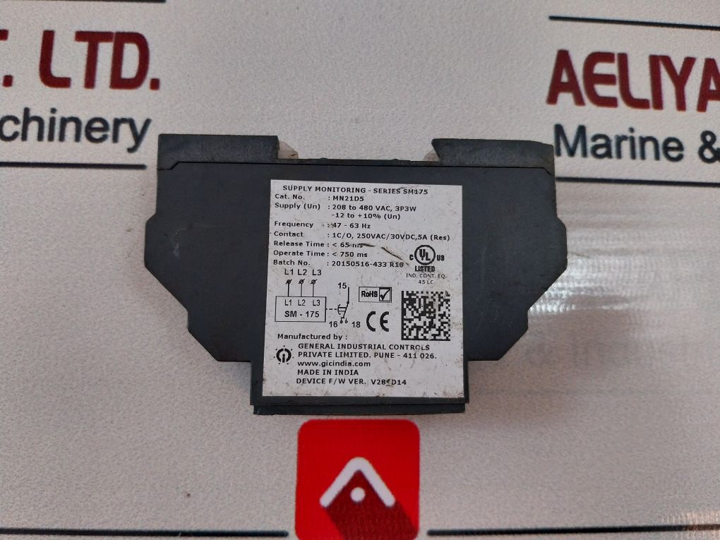 Gic Sm175 Voltage Monitoring Relay Aeliya Marine