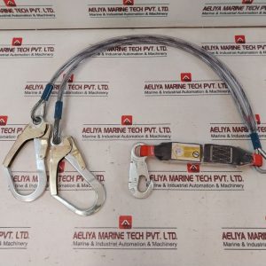 Hercules Hl033y50 Double Lanyard With Ads And Steel Cable