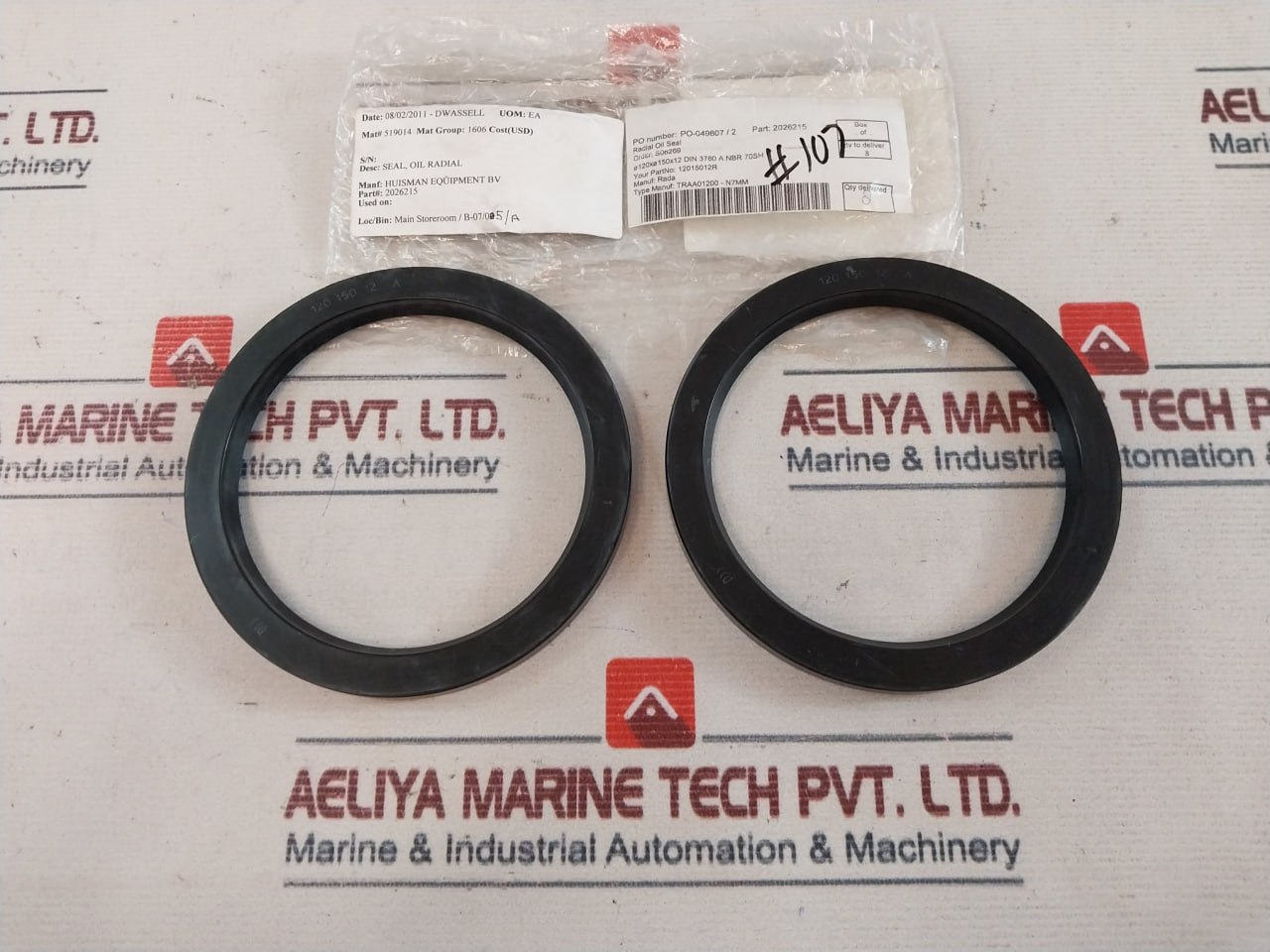 Huisman 2026215 Oil Radial Seal