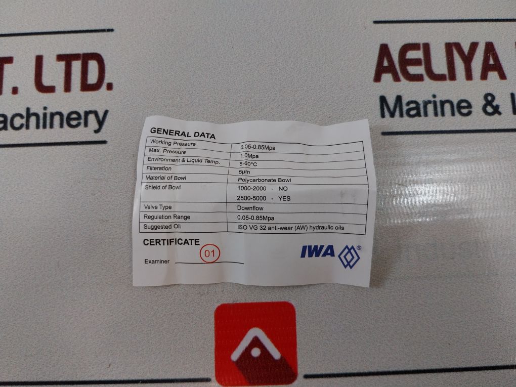 Iwa Ar2000-02 Air Line Pressure Regulator - Image 17