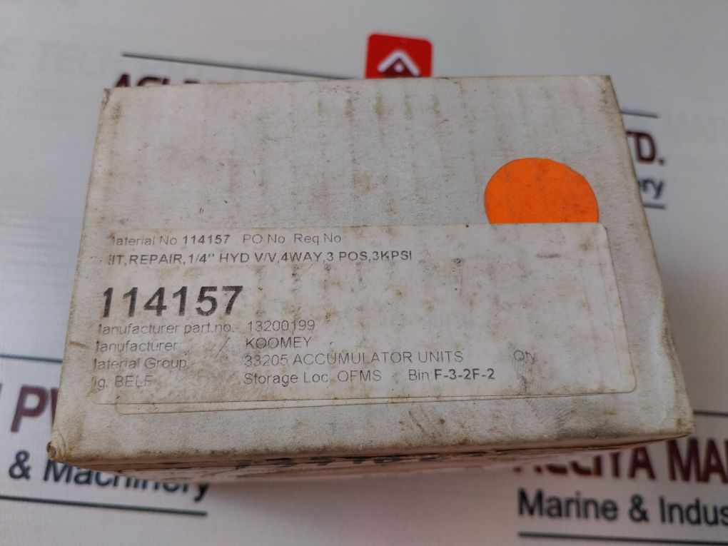 Koomey 1320-0199 Repair Kit - Image 21