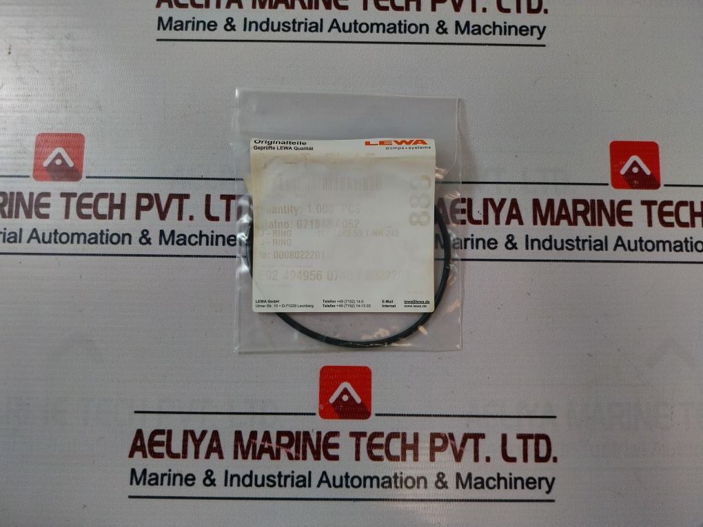 Lewa 114282.1002 Pump Elem Gaskets Radial Seal Ring Kit - Image 10