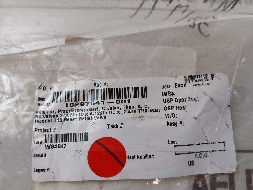 Nov 32524 Valve Seat Insert Aeliya Marine