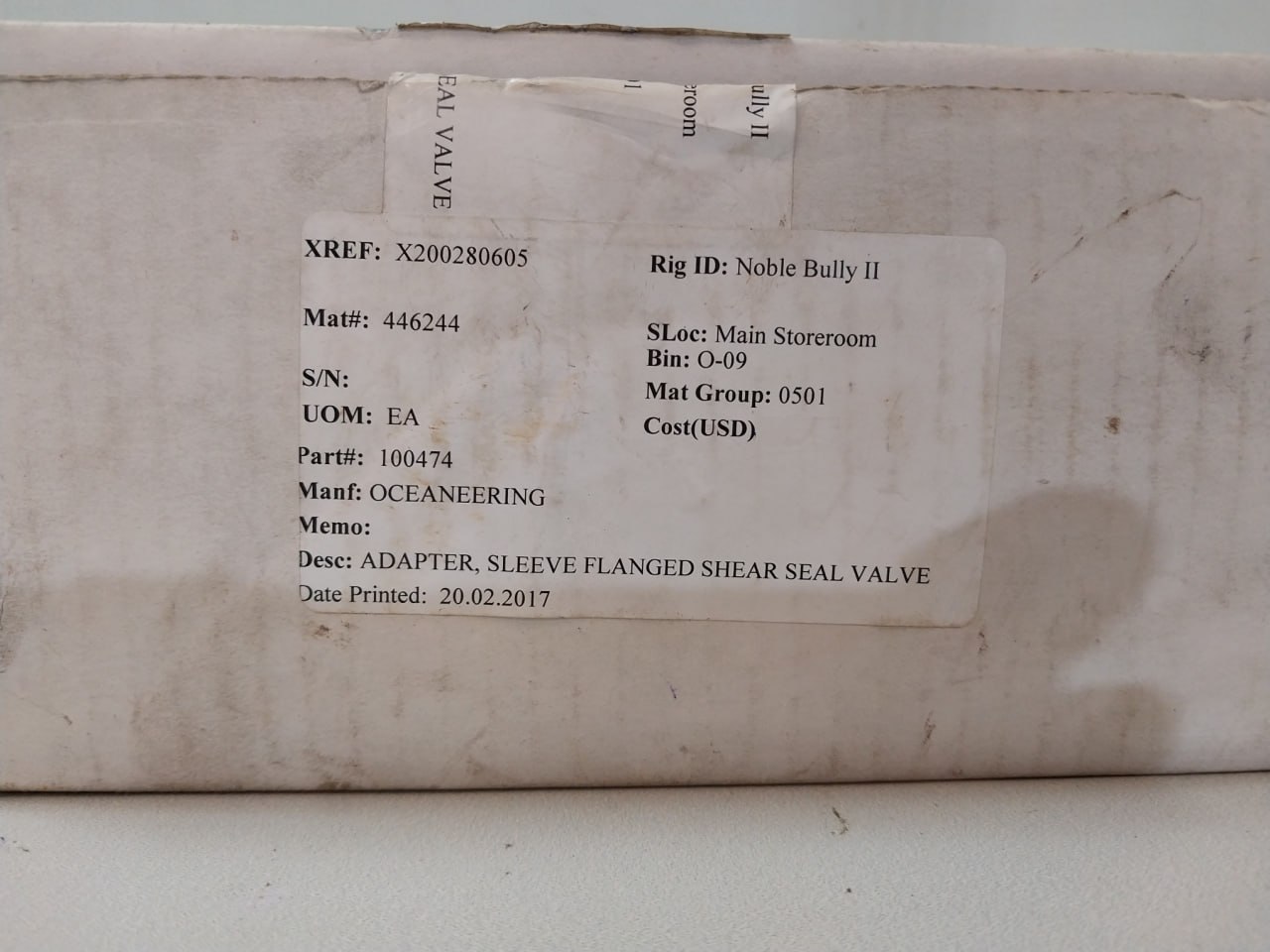 Oceaneering 100474 Adapter Sleeve Flanged Shear Seal Valve - Image 12