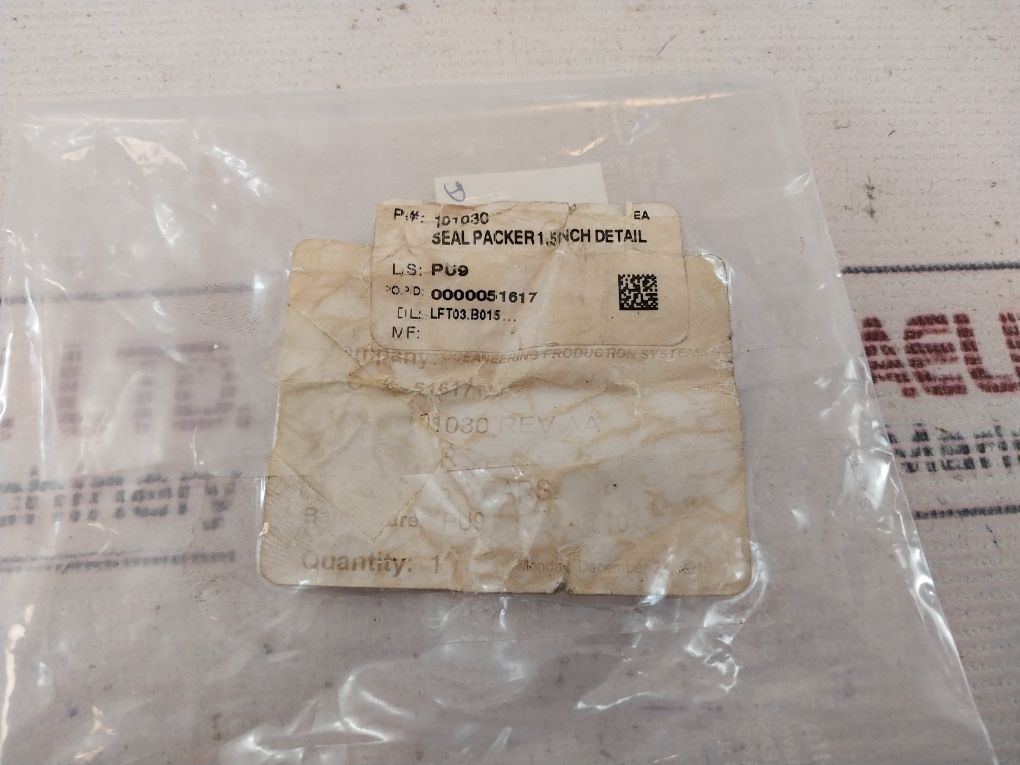 Oceaneering 101030 1.5 Inch Detail Seal Packer - Image 9