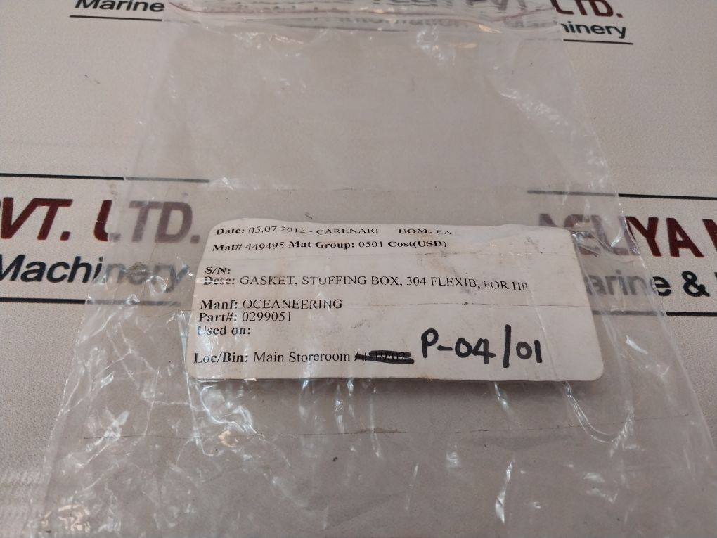 Oceaneering 449495 Gasket Stuffing Box - Image 6