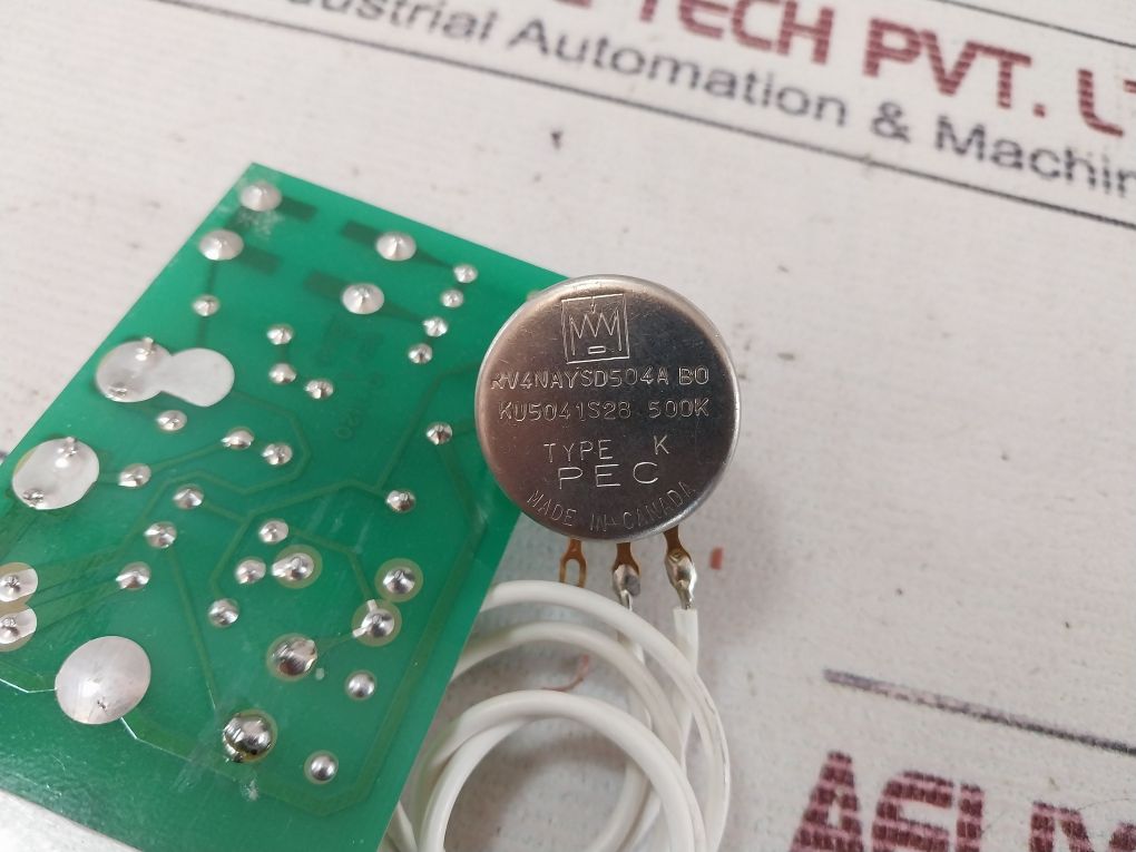 Pec- Precision Electronic 10-1120 Rev A Printed Circuit Board With Potentiometer - Image 8