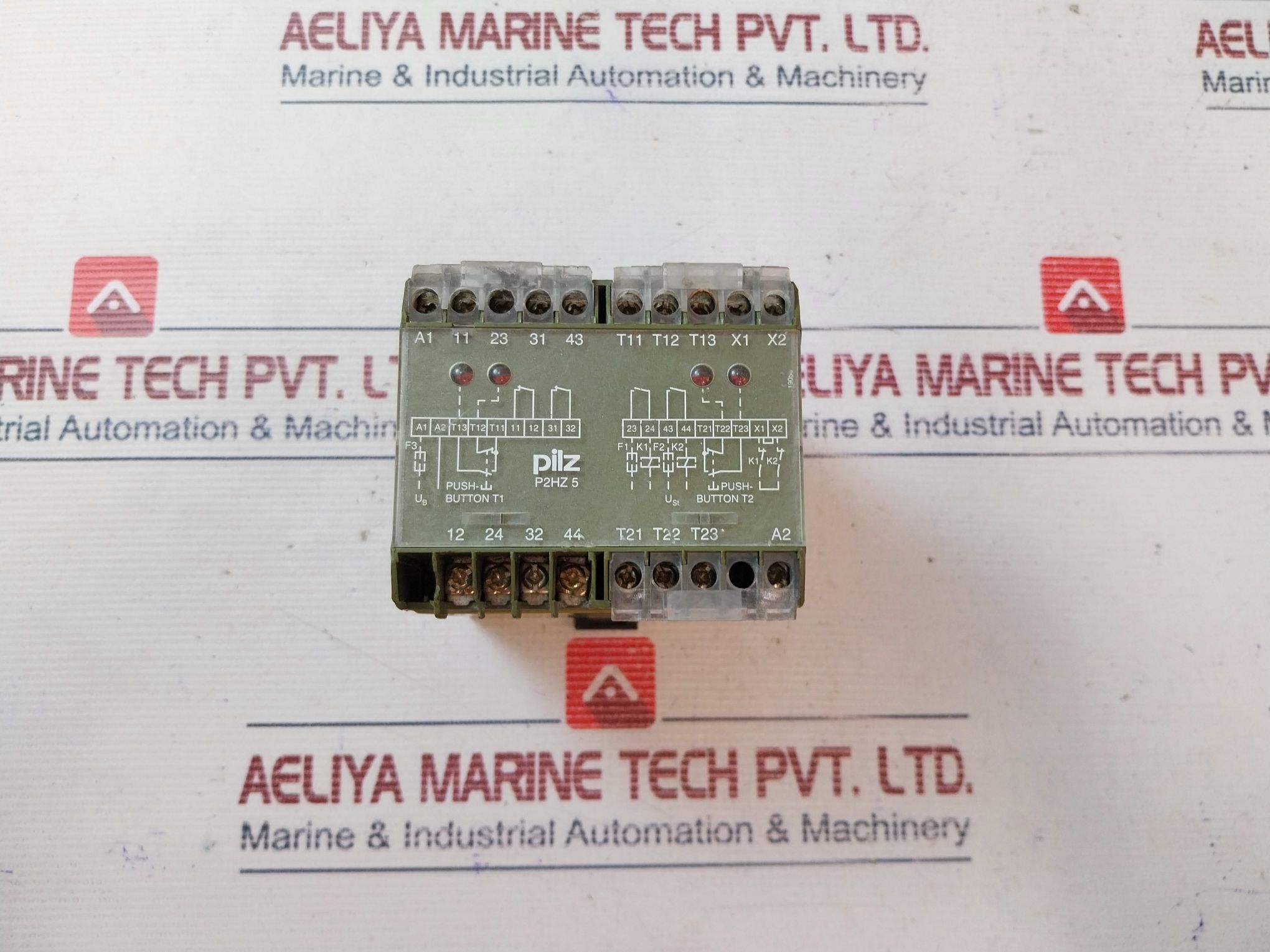 Pilz P2hz 5 2s/2o Safety Relay 230vac 9va 50-60hz