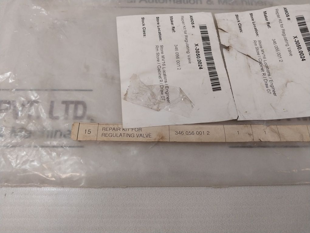 Rexroth 346 056 001 2 Repair Kit For Regulating Valve - Image 30