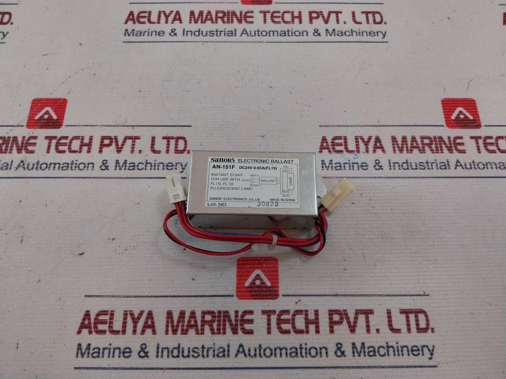 Sanor Electronics An-151f Electronic Ballast Dc24v
