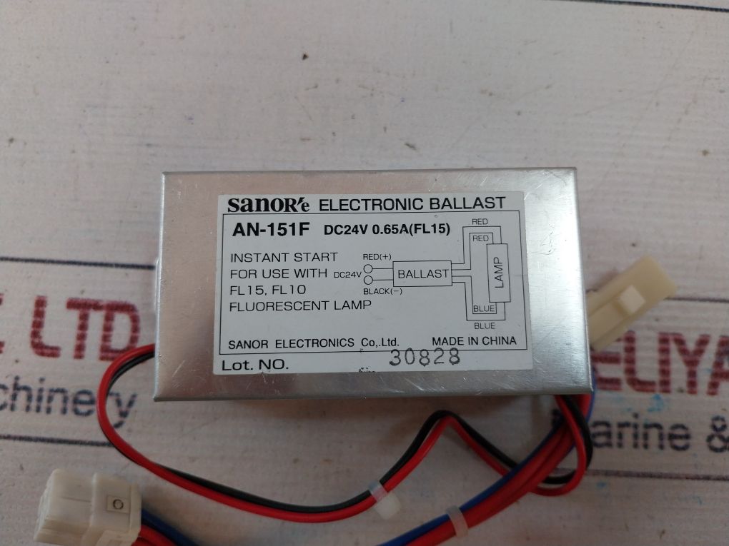 Sanor Electronics An-151f Electronic Ballast Dc24v - Image 8