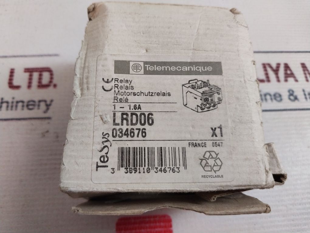 Schneider Electric Telemecanique Lrd 06 Thermal Overload Relay 1-1.6 A - Image 10
