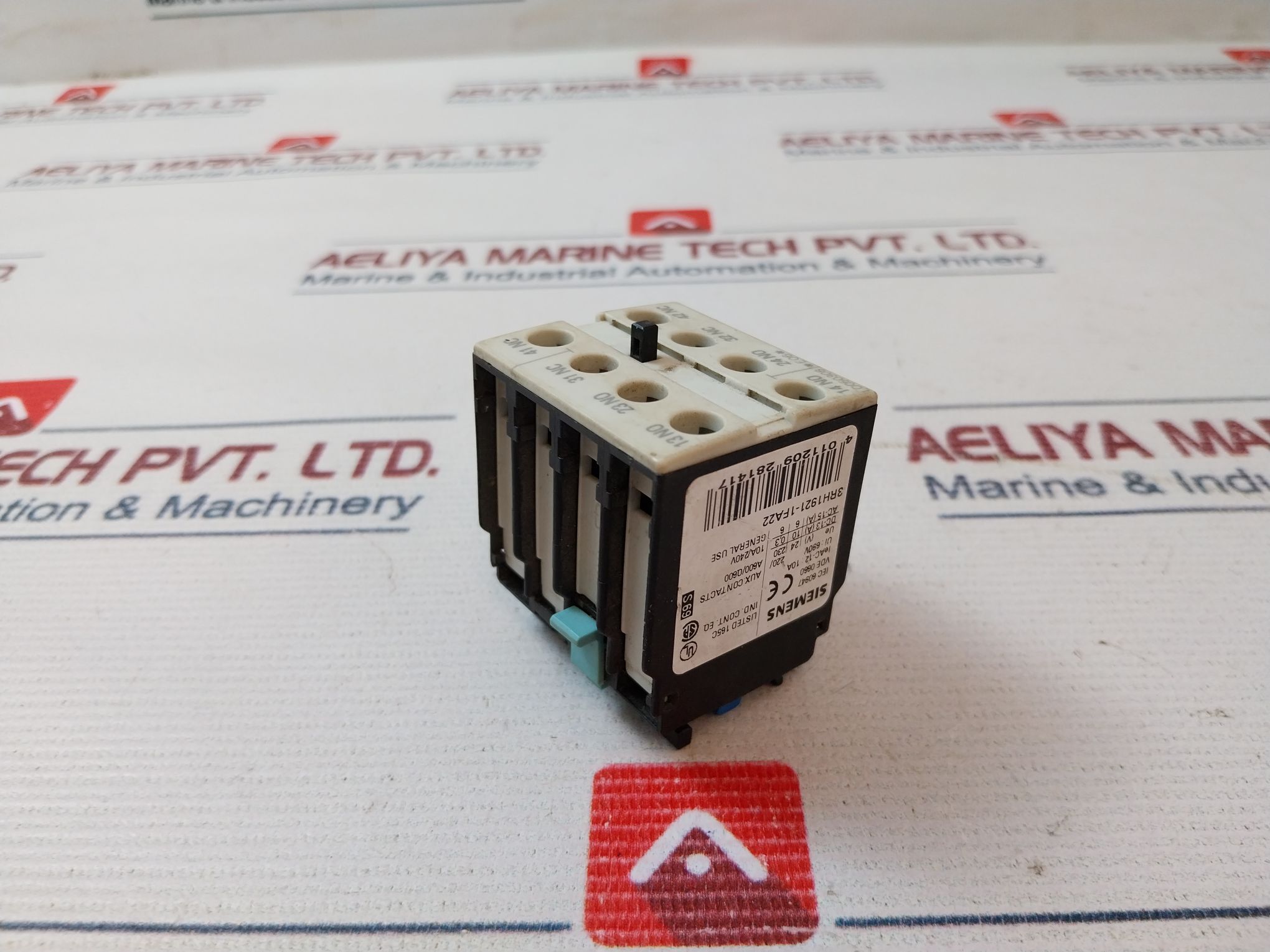 Siemens 3rh1921-1fa22 Auxiliary Relay 10a/240v - Image 5
