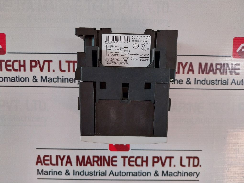 Siemens Sirius 3rt1336-1ap00 Contactor 690v - Aeliya Marine