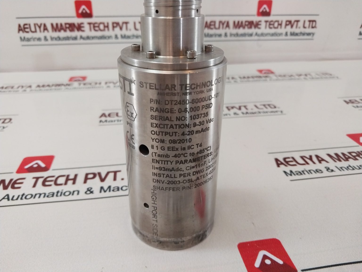 Stellar Sha Dt24506000ud101 Differential Pressure Transducer Ip68