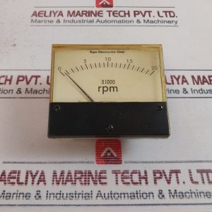 Toyo Keiki Jis C1102 Panel Meter 0-20 X1000 Rpm