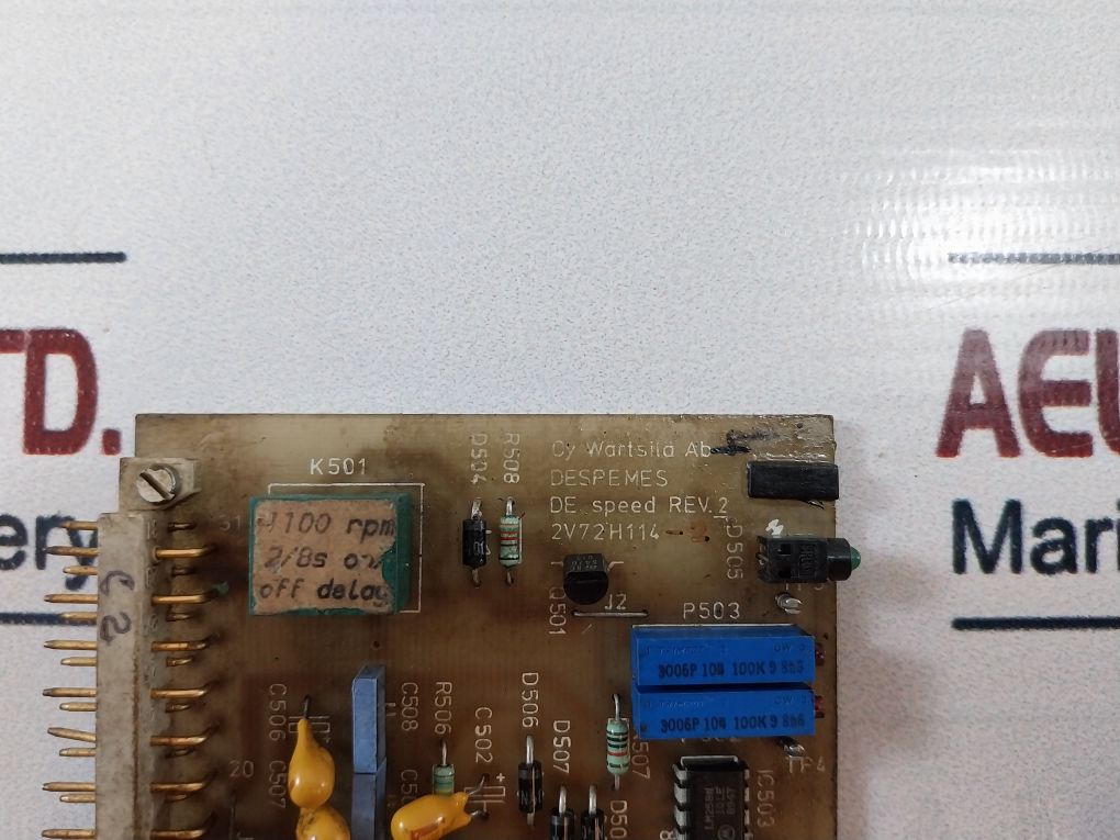 Wartsila 2v72h114 Pcb Card Rev 2 - Image 8