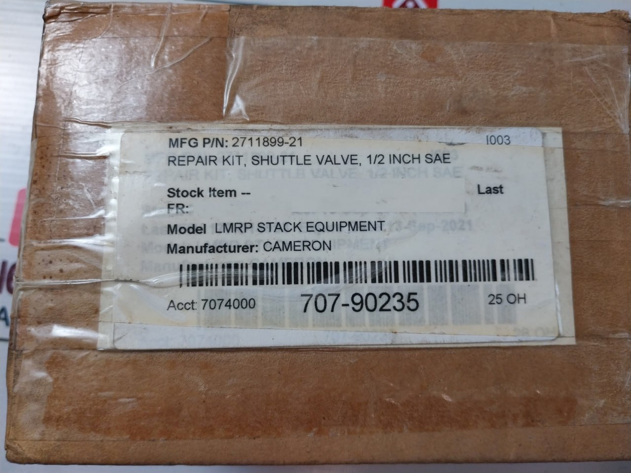 Gilmore Valve Cameron 27027 Rk Shuttle Valve Repair Kit - Image 21