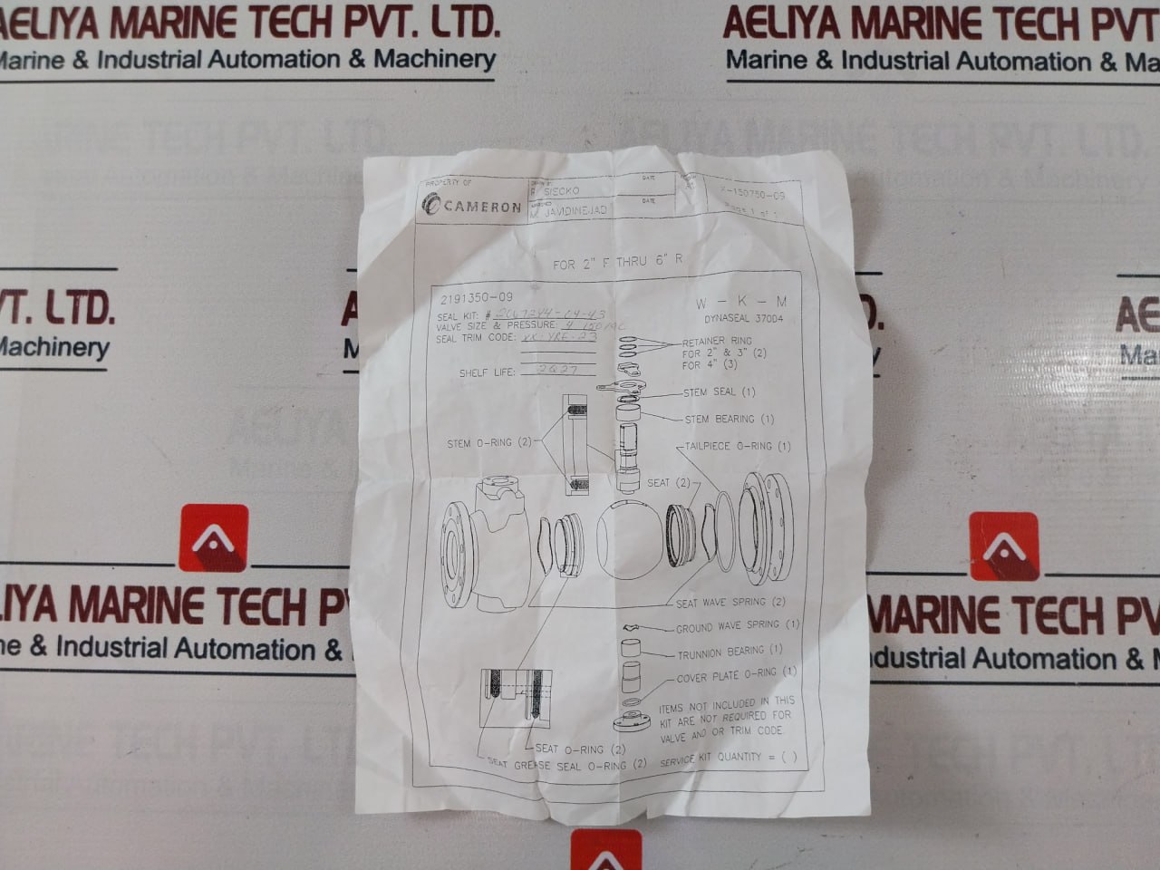 Cameron Wkm20672440443 O-ring Service Kit - Image 19